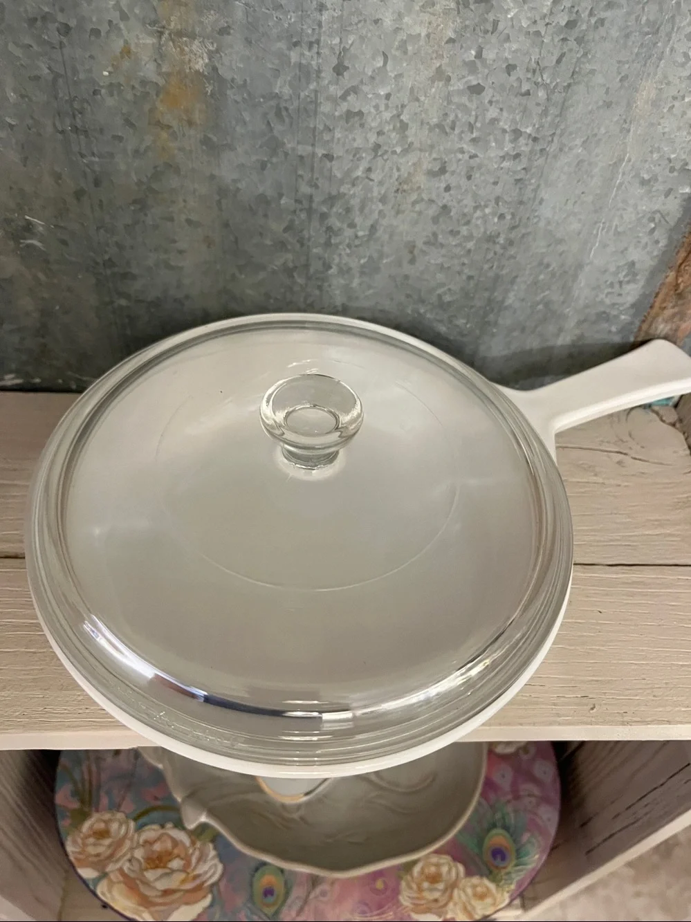 Vintage CorningWare P-83-B saucepan/skillet with lid